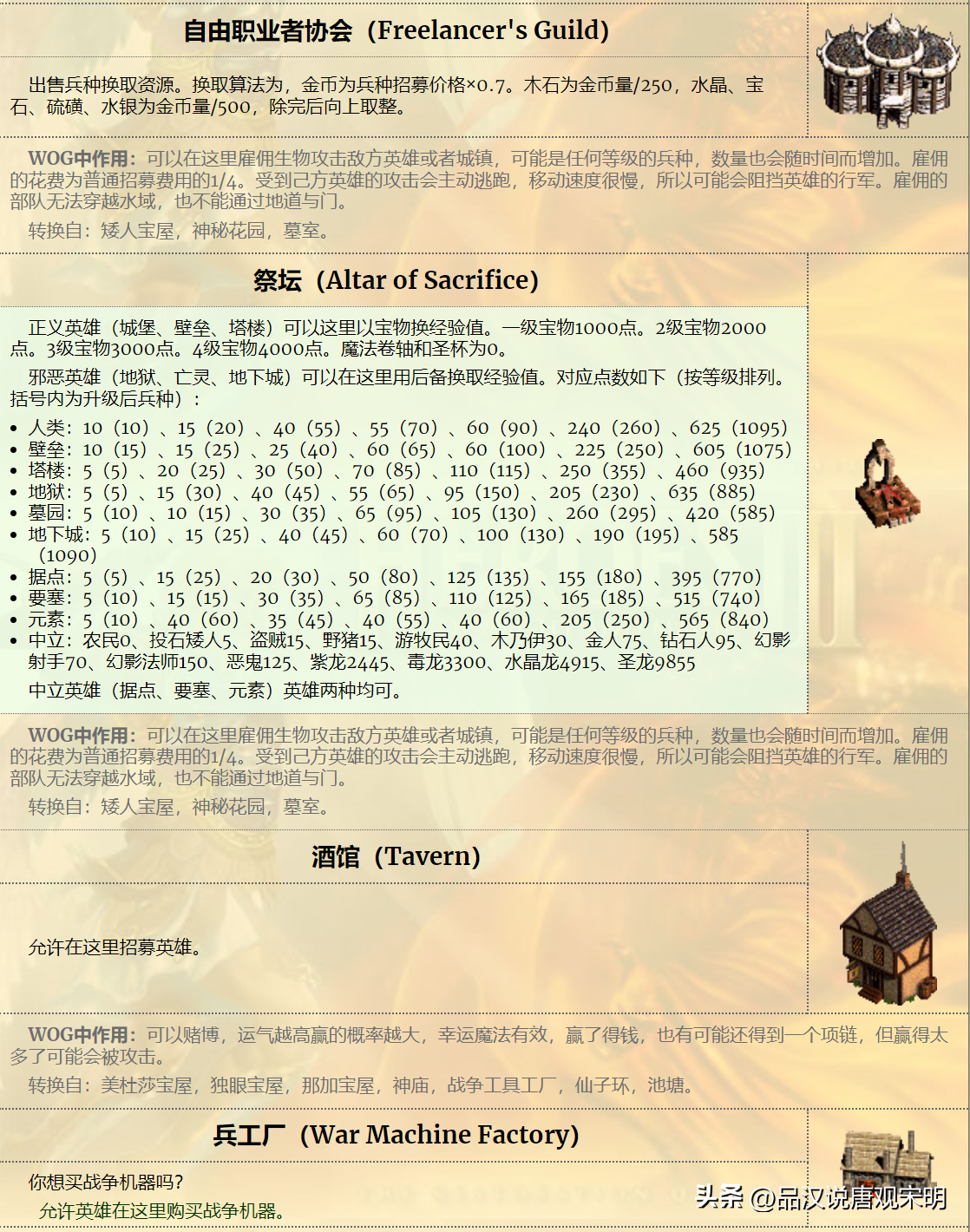 英雄無敵3的野外秘密：在大地圖上那么多的建筑物都有什么用？