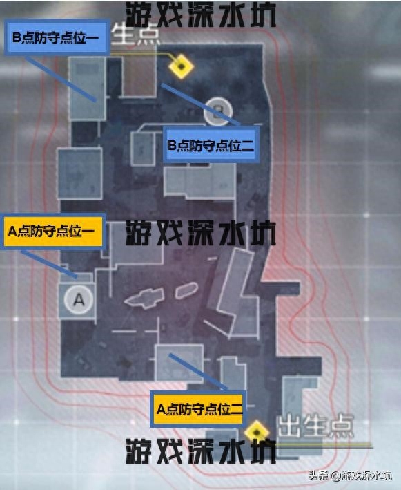 使命召喚手游：爆破模式墜機之地爆破點位優(yōu)勢卡點位置盤點
